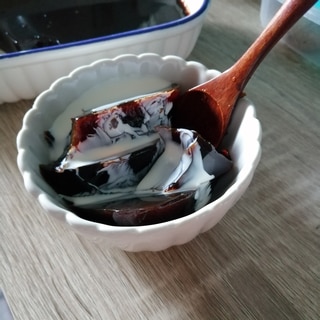 粉末寒天で作るコーヒーゼリー